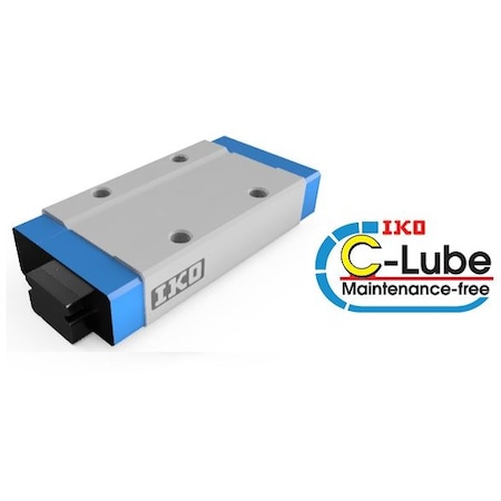 Iko Miniature Linear Way, Ball Type Slide Unit, Maintenance Free MLG25C1HS2